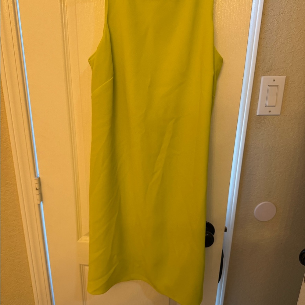 Ralph Lauren Vibrant Lime Midi Dress